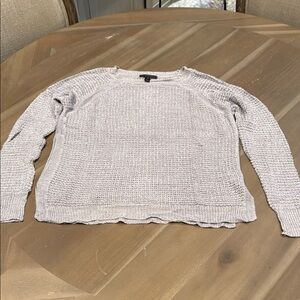J Crew Grey Knitted Long Sleeve Sweater - XS